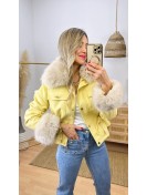 Chaqueta Pelo Amarilla