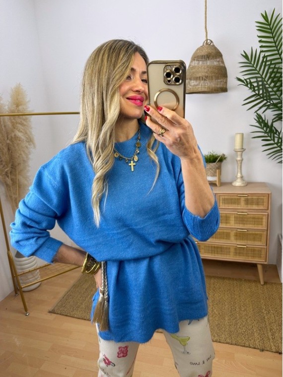 Jersey Oversize Azul