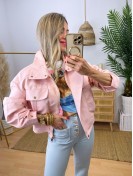 Chaqueta Bolsillos Rosa