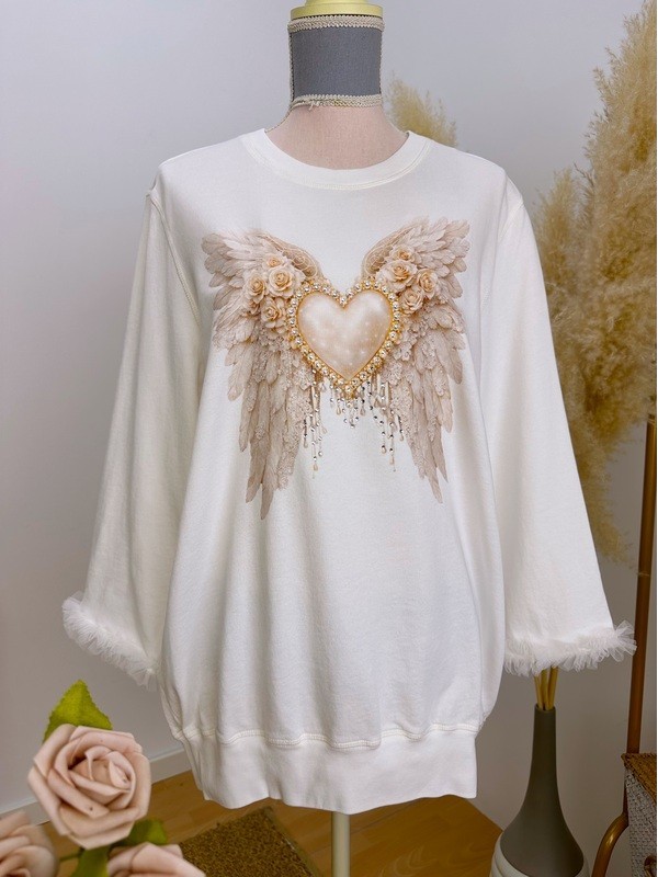 Sudadera Corazón Gold