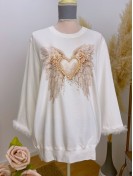 Sudadera Corazón Gold