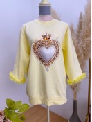 Sudadera Queen Amarilla