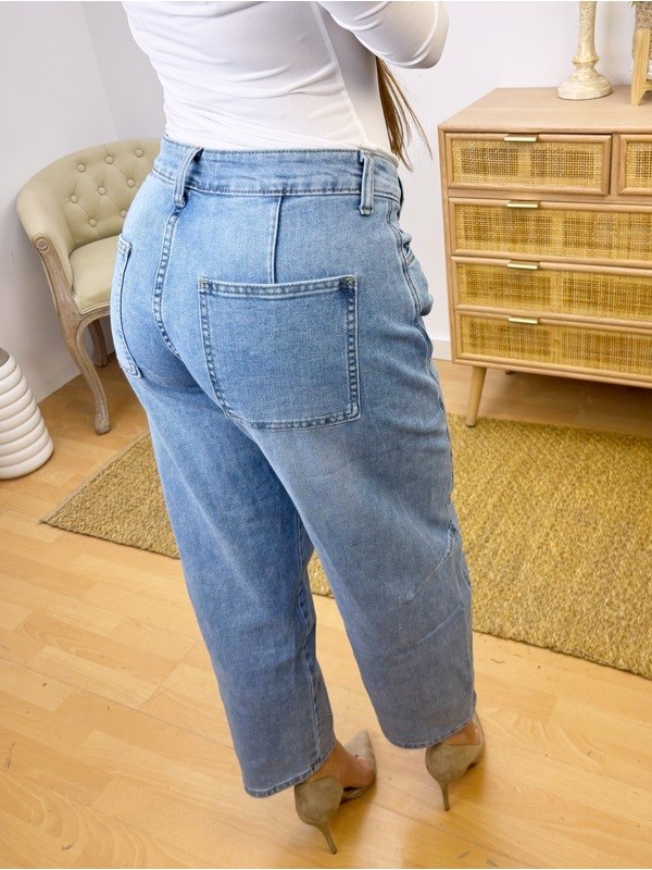 Pantalón Vaquero Barrel