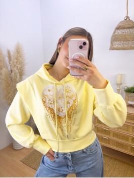 Sudadera Volante Amarilla
