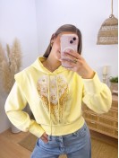 Sudadera Volante Amarilla