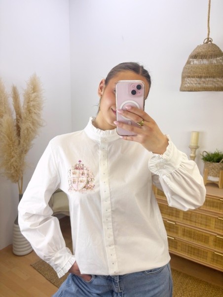 Camisa Escudo Blanca