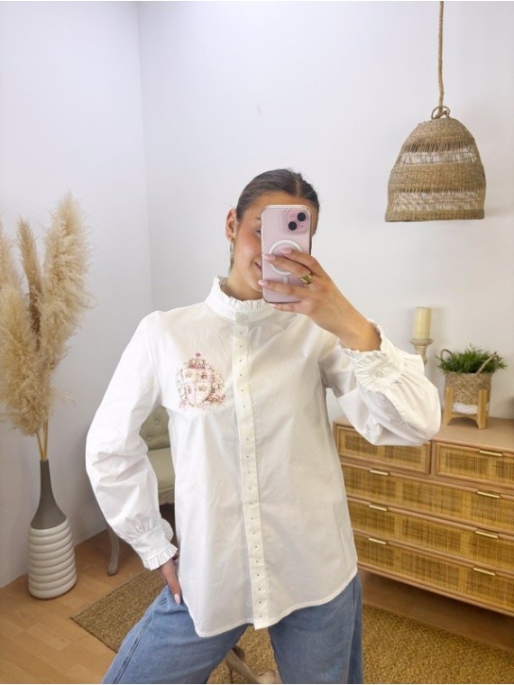Camisa Escudo Blanca