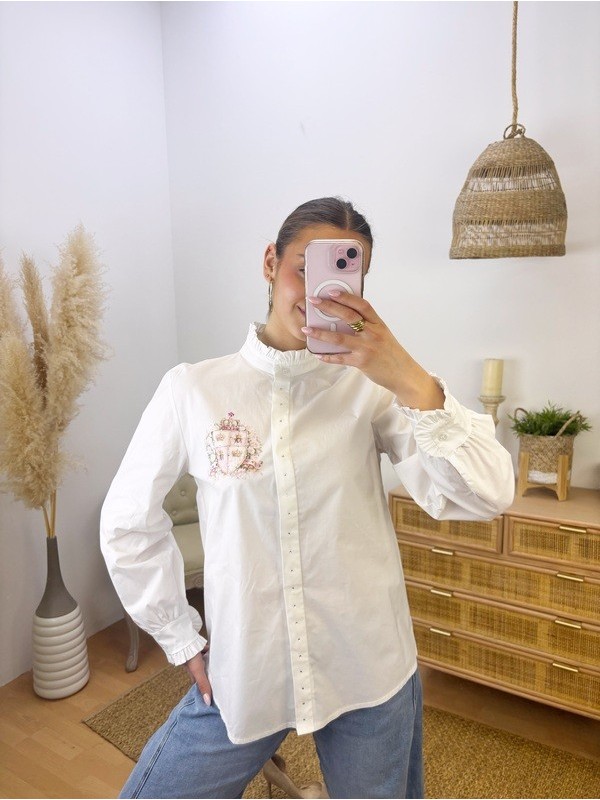Camisa Escudo Blanca