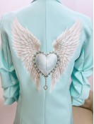 Blazer Alas Verde Agua
