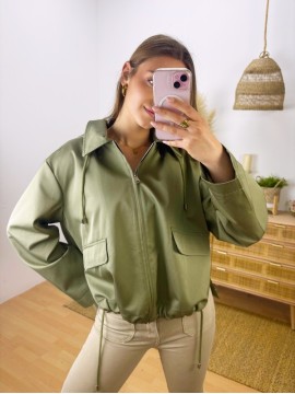 Parka Verde Combinada