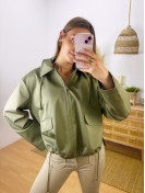 Parka Verde Combinada