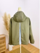 Parka Verde Combinada