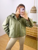 Parka Verde Combinada