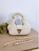 Bolso Tejido Beige