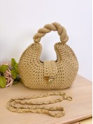 Bolso Tejido Camel