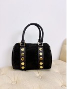 Bolso Bombonera negro