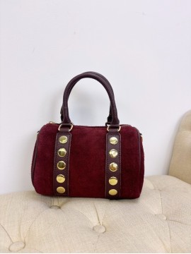 Bolso Bombonera granate