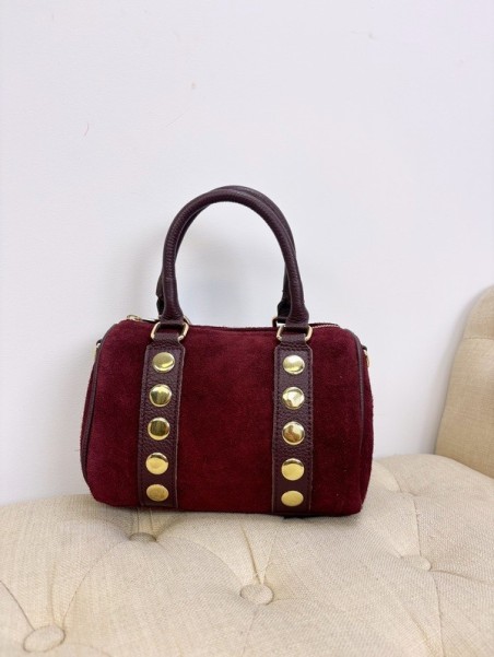 Bolso Bombonera granate