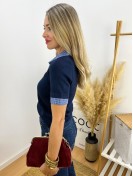 Jersey Combi azul