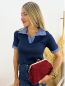 Jersey Combi azul