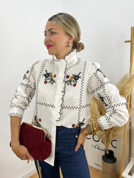 Camisa Blanca pespunte