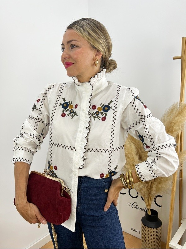 Camisa Blanca pespunte
