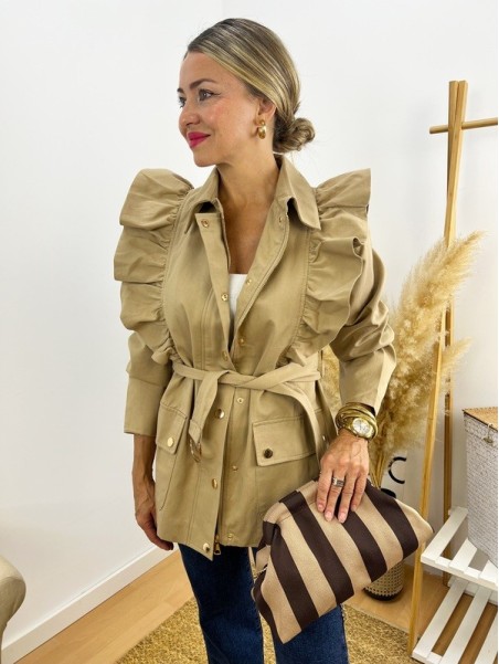 Gabardina Volantes