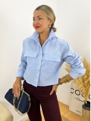 Camisa Corta azul