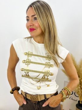 Camiseta Glam blanca