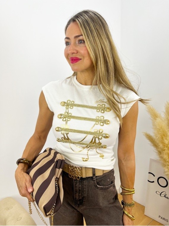 Camiseta Glam blanca