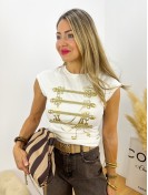 Camiseta Glam blanca