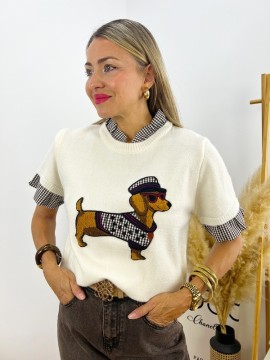 Jersey Dog blanco