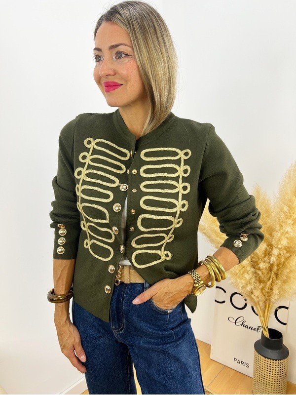 Chaqueta Napoleón verde