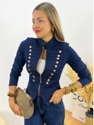 Chaqueta Elástica Glam marino
