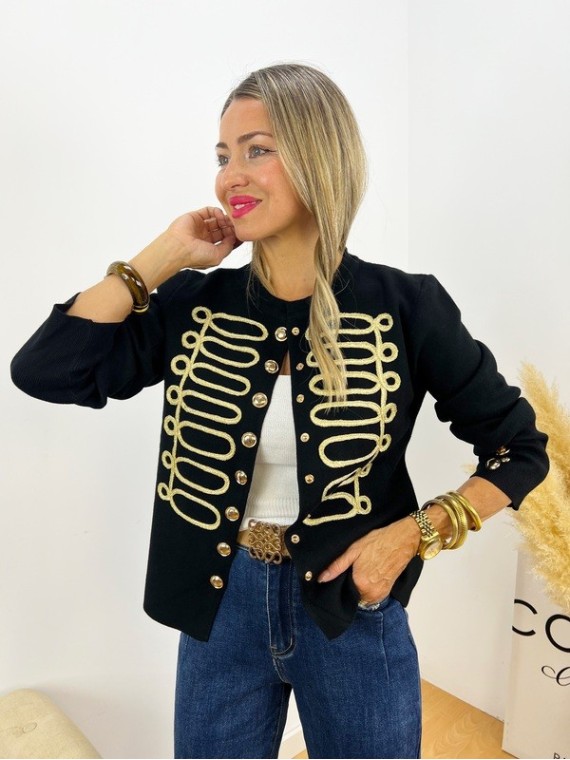 Chaqueta Napoleón negra