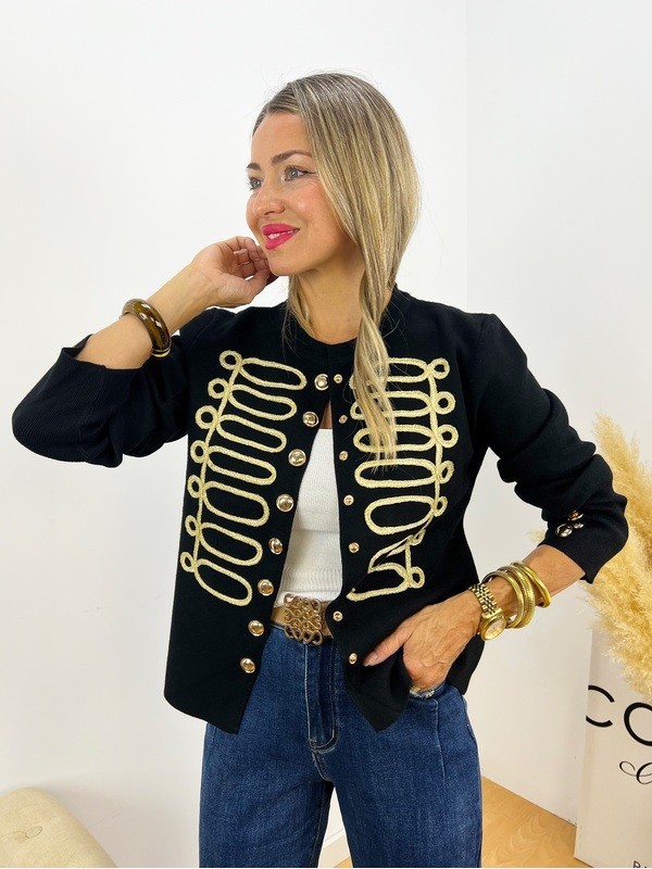 Chaqueta Napoleón negra