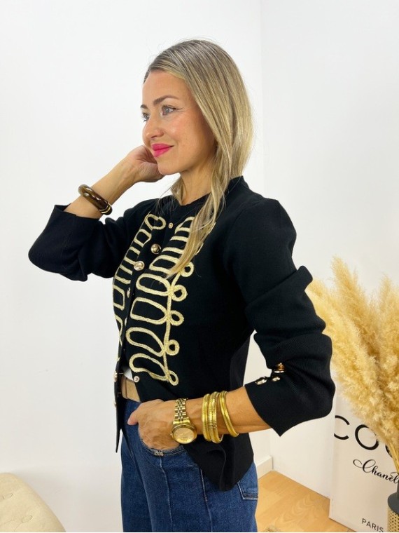 Chaqueta Napoleón negra