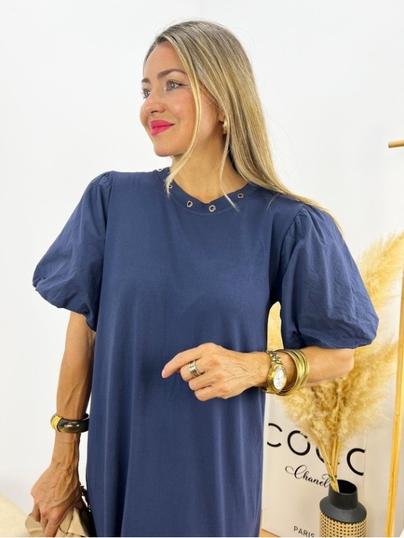 Vestido Aros azul