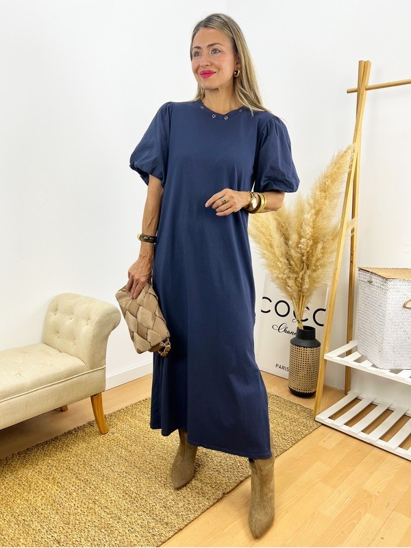 Vestido Aros azul