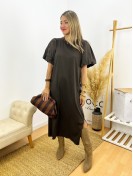 Vestido Aros marrón