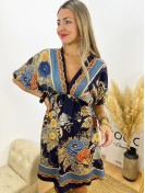 Vestido Floral azul
