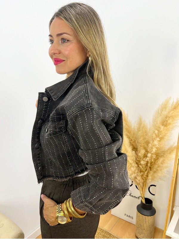 Cazadora Vaquera Strass