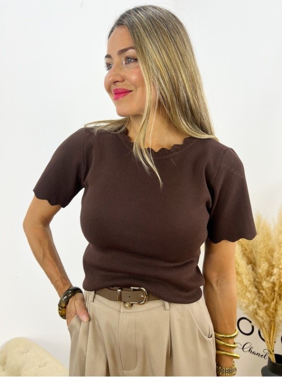 Jersey Ondas marrón