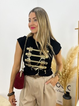 Camiseta Glam negra