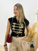 Camiseta Glam negra