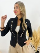 Chaqueta Elástica Glam negra