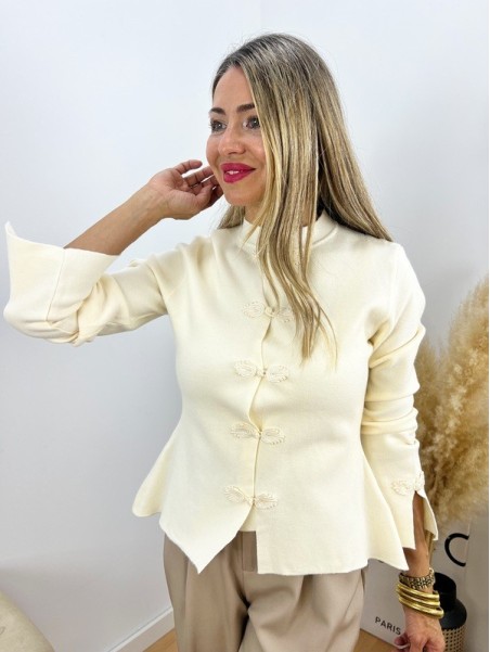 Cárdigan Paris beige