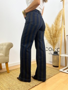 Pantalón Vaquero Rayado