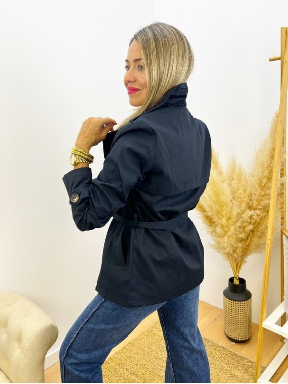 Gabardina Classic marino