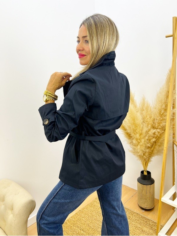 Gabardina Classic marino